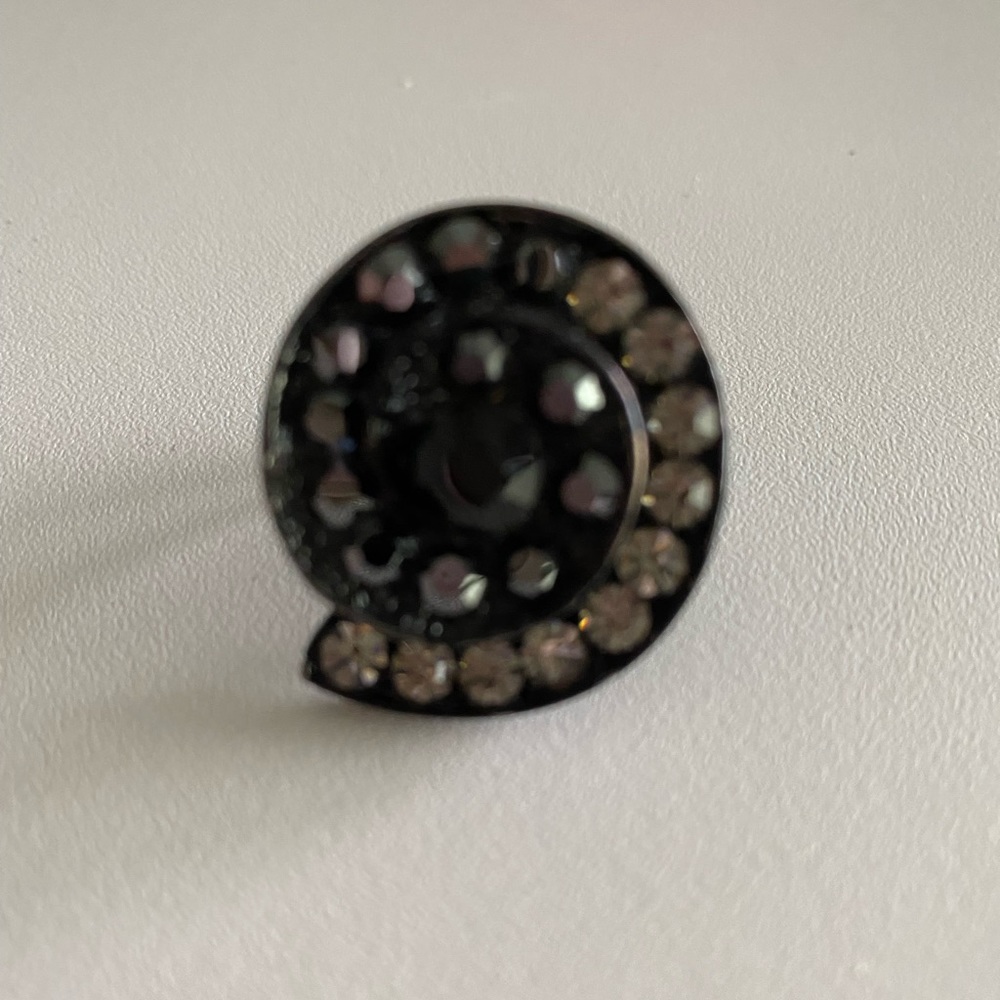 Multi rhinestone adjustable ring - Picture 2 of 4